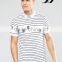 stripped polo t shirt for man in fashinable design