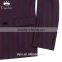 Daynoliao 2016 fashion design men wear vertical stripe half lining purple latest men blazer designs