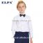 ELPA Latest design 100% cotton softtextile Kid's shirt long sleeve white boys' under suit shirt