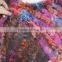 SJ787 Multi Color 2017 Free Size Wool Rabbit Fur Poncho