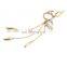 Fashion Thin Belt Fashion Accessories Gold Metal Waist Chain Pendent Diamond Cystal Goldfish studded belts for ladies