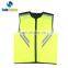 Hot selling good quality yellow reflective breathable mens sport vest