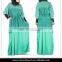Perfect Three Color Dubai Kaftan Elegant Abaya Crepe Maxi Dress (16050403)