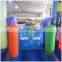 2016 Aier Popular Newest cheap combo of inflatable castle with obstacle course