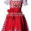 2016 Mini Dirndl with blouse and apron Octuber festival , Trachten Dirndl Dress , (Traditional Bavarian Dirndl)