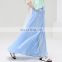 T-SK522 Latest Fashion Summer 2016 Maxi Long Slipt Designer Flowing Skirt