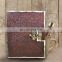 Handcrafted Indian Embossed Leather Journal w/ Wrap handmade leather journal c