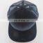Simple design blank snapback cap with nylon mesh wholesales