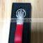 Wholesale printing custom logo metal leather strap keychain