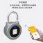 Small fingerprint bluetooth smart padlock bag outdoor door fingerprint smart padlock cabinet bluetooth padlock