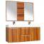 New style modern mirror PVC bathroom cabinet for hotel and apartment