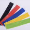 colorful 5pcs 100% natural latex resistance bands for home gym workout