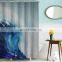 Latest Fancy Custom 100% Polyester Fabric Printing shower Curtain
