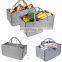 New design felt fire wood carrier with handle