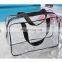Wholesale Clear PVC Toiletry Bag Set 3 pcs Gift Cheap Transparent Cosmetic Bag