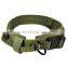 HQP-XQ01 HongQiang New Tactical Dog Adjustable Collar Quick Release Hardware Dog Collar  Military Pet Leash