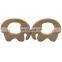 Wholesale 100% organic natural wooden Elephant animal beech baby wooden teether