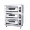 Wholesale Prices Restaurant 3 Deck 9 Trays Gas Deck Oven Baking Machine Commercial Bakery Oven