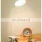 High quality USB Clip rechargeable table lamp Touch switch to learn reading battery led table lamp