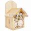 Custom Bee House Wood, Wooden Bee Hotel