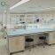 SGS approved chemistry laboratory equipment all-steel work bench hospital school laboratory furniture island work bench