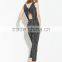 Fashion Backless Bowknot Stripe Jumpsuit for Women