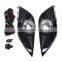1 Set Clear Lens Fog Lights with Bezel Wiring Switch Relay 622576W80A NI1038134 for Nissan Versa 2015 2016 2017