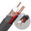 double jacket pvc RG59 2c power RF Coaxial Cable