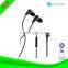 Colorful flat noodel earphones with mic