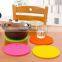 Round Silicone Trivet Table Heat Resistant Mat Cup Coaster Cushion Pad Placemat