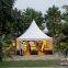 aluminum frame double PVC coated textile colver and sidewalls pagoda tent used for outside events