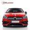 Abs Material Body Set For A Class W176 A200 A260 A250 To A45 Lip Front Shovel Splitter Roof Spoiler Chin Cannard