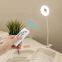 LED Lights with Mirror USB Clip Reading Lamp for Kids Bedroom Table Light Dimmable Timer Remote Control LED Office Desk Lamps