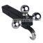 Triple Tri 3 Ball Trailer Hitch Receiver Mount 1 7/8