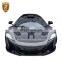 For Mclaren 650S Model Car Carbon Fiber P1 Style Car Engine Cover Hood Bonnet