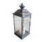 Set Of 2 Decoration Lantern Rustic Lantern Grey Candle Holder Moroccan Metal Lantern