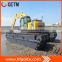dredging excavator for Clearing land at road