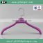 HA6970 fashionable purple rubber coating custom branded coat hanger                        
                                                                                Supplier's Choice