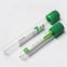 Green Top Lithium Heparin Non-Vacuum Test Tube for Blood Collection