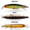 Amazon top sales lures minnow 10 Colors 13.4g/11cm black minnow lure best quality floating minnow lure fish bait supplier
