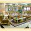elegant luxury european style sofa set Dubai style living room furniture