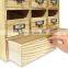 Wooden Desktop Drawers Craft Supplies Storage Cabinet