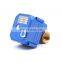 AC 220v 110v DC 24V 12V 5V 3V brass stainless steel water shut-off 2 way 3 way electric ball actuator valve