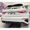 RS3 style Rear diffuser for Audi A3 2020 2021 2022 Modification rear lip include tip exhaust