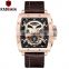 KADEMAN KD408 export men quartz wristwatch alloy big dial fashion leather band mens branded watches in wristwatches