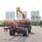 6.3 ton truck crane mounted with foldable arms for sale
