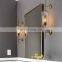 LED E27 Bulb Glass Wall Light Luxury Modern Style Sconce For Indoor Hotel Bedroom Engineering