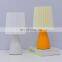 Nordic Retro Design Ceramic Table Lamp Simple Decoration Milkshake Bedroom Bedside Desk Light