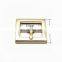 Factory Price 16 mm Gold Plated Metal Square Rings Ladies Sandal Buckle For Sandals High-heeled Shoes