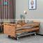 3 Function Electric Motor Wooden Head Board Hospital Profiling Beds for Elderly Patient Home Care